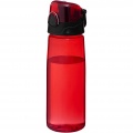 Capri 700 ml Tritan™ Sportflasche, Transparentes Rot