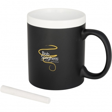 Logotrade Werbegeschenke das Foto: Chalk-write 330 ml Keramiktasse