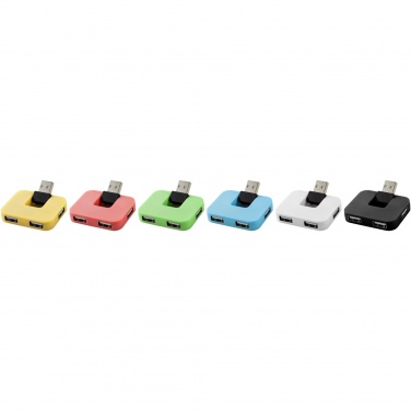 Logotrade Firmengeschenke das Foto: Gaia USB Hub mit 4 Anschlüssen