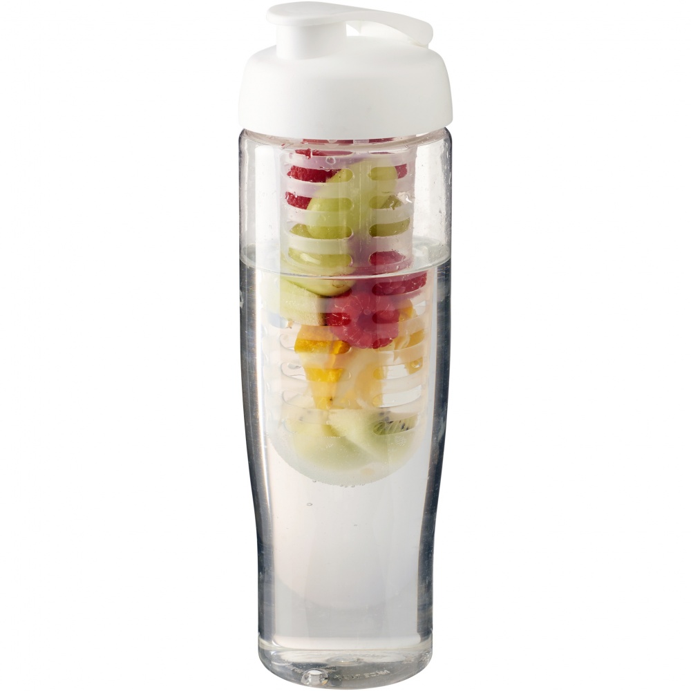 Logotrade Werbegeschenke das Foto: H2O Active® Tempo 700 ml Sportflasche mit Klappdeckel und Infusor