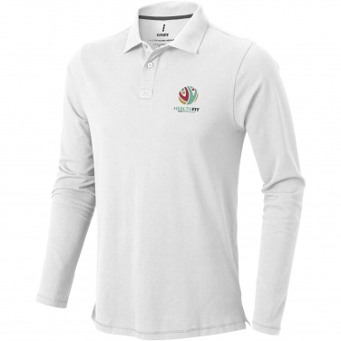 Logotrade Werbegeschenke das Foto: Oakville Langarm Poloshirt für Herren