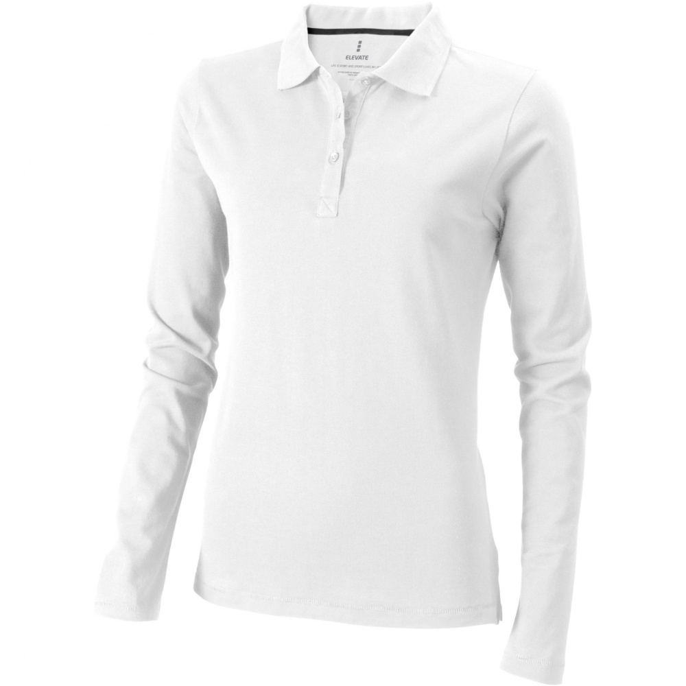 Logotrade Werbeartikel das Foto: Oakville Langarm Poloshirt für Damen