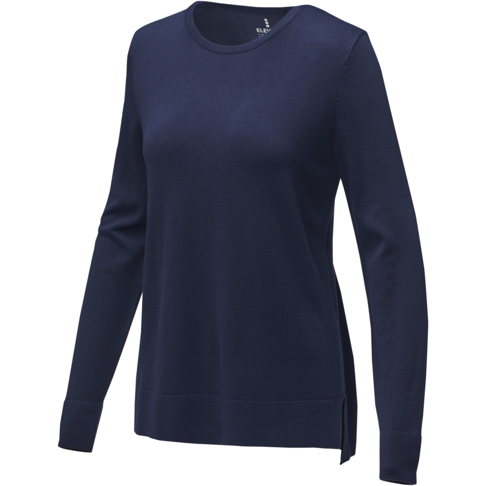 Logotrade Geschäftsgeschenke das Foto: Merrit Pullover mit Rundhalsausschnitt für Damen