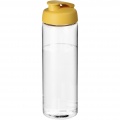 H2O Active® Vibe 850 ml Sportflasche mit Klappdeckel, Transparent / Gelb