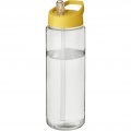 H2O Active® Vibe 850 ml Sportflasche mit Ausgussdeckel, Transparent / Gelb