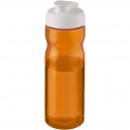 H2O Active® Eco Base 650 ml Sportflasche mit Klappdeckel, Orange / Weiß