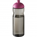 H2O Active® Eco Base 650 ml Sportflasche mit Stülpdeckel, Anthrazit / Magenta