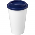 Americano® Eco 350 ml recycelter Becher, Weiß / Blau