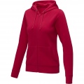 Theron Damen Kapuzenpullover mit Reißverschluss, Rot