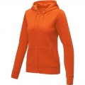 Theron Damen Kapuzenpullover mit Reißverschluss, Orange