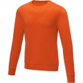 Zenon Herrenpullover mit Rundhalsausschnitt, Orange