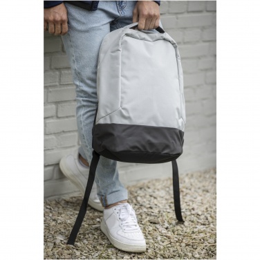 Logotrade Werbeartikel das Foto: Cover Diebstahlsicherer GRS RPET Rucksack 18L