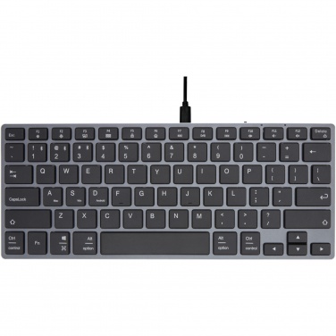 Logotrade Geschäftsgeschenke das Foto: Hybrid Bluetooth Tastatur – QWERTY