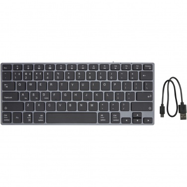 Logotrade Werbeartikel das Foto: Hybrid Bluetooth Tastatur – QWERTY