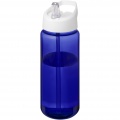 H2O Active® Octave Tritan™ 600 ml Sportflasche mit Ausgussdeckel, Blau / Weiß