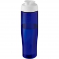 H2O Active® Eco Tempo 700 ml Sportflasche mit Klappdeckel, Weiß / Blau