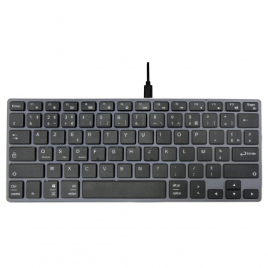 Logotrade Werbegeschenke das Foto: Hybrid Bluetooth Tastatur – AZERTY