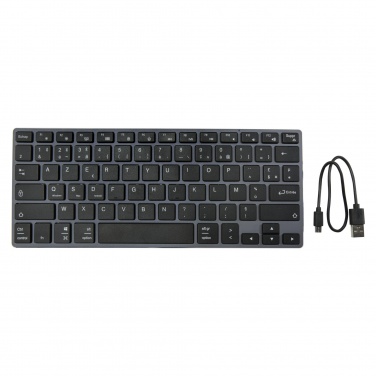 Logotrade Geschäftsgeschenke das Foto: Hybrid Bluetooth Tastatur – AZERTY