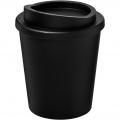 Americano® Espresso 250 ml recycelter Isolierbecher, Durchgehend schwarz