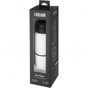 Logotrade Logogeschenke das Foto: CamelBak®  500 ml vakuumisolierte Edelstahlflasche und 350 ml Becher