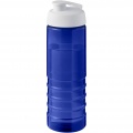 H2O Active® Eco Treble 750 ml Sportflasche mit Stülpdeckel, Blau / Weiß