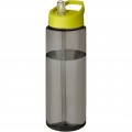 H2O Active® Eco Vibe 850 ml Sportflasche mit Ausgussdeckel , Anthrazit / Limette