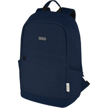 Logotrade Werbegeschenke das Foto: Joey 15,6 Zoll Anti-Diebstahl Laptop Rucksack 18 L aus GRS-recyceltem Canvas