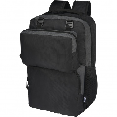 Logotrade Geschäftsgeschenke das Foto: Trailhead 15" GRS recycelter zweifarbiger Laptop-Rucksack 14 L