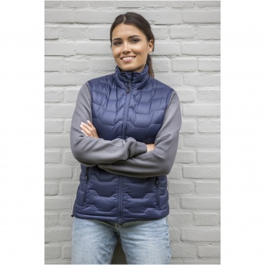 Logotrade Firmengeschenke das Foto: Epidote GRS isolierter Daunen-Bodywarmer für Damen aus recyceltem Material