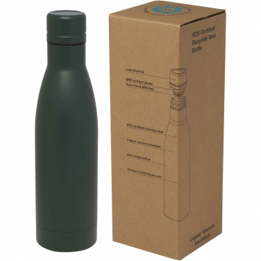 Logotrade Werbegeschenke das Foto: Vasa RCS-zertifizierte Kupfer-Vakuum Isolierflasche aus recyceltem Edelstahl, 500 ml