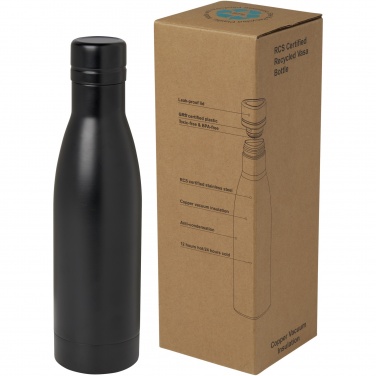 Logotrade Werbegeschenke das Foto: Vasa RCS-zertifizierte Kupfer-Vakuum Isolierflasche aus recyceltem Edelstahl, 500 ml