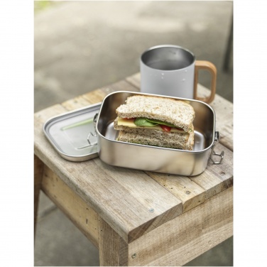 Logotrade Werbeartikel das Foto: Titan Lunchbox aus recyceltem Edelstahl