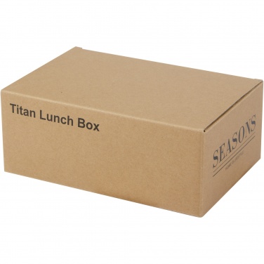 Logotrade Geschäftsgeschenke das Foto: Titan Lunchbox aus recyceltem Edelstahl