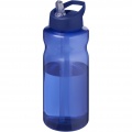 H2O Active® Eco Big Base 1L Sportflasche mit Ausgussdeckel , Blau / Blau