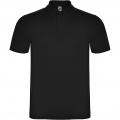 Austral Poloshirt Unisex , Durchgehend schwarz