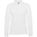 Estrella Langarm Poloshirt für Damen, Weiß