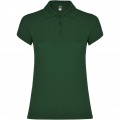 Star Poloshirt für Damen, Flaschengrün