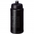 Baseline Rise 500 ml Sportflasche, Durchgehend schwarz / Durchgehend schwarz