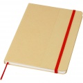 Nelida A5 Hardcover Notizbuch aus recyceltem Karton, Rot