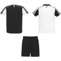 Juve Sport-Set Unisex , Weiß / Tiefschwarz