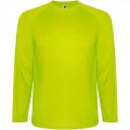 Montecarlo Langarm-Sport-Shirt für Kinder, Fluor Gelb