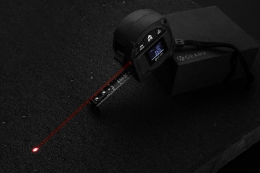 Logotrade Werbegeschenke das Foto: Gear X 5m Maßband mit 30m Laser