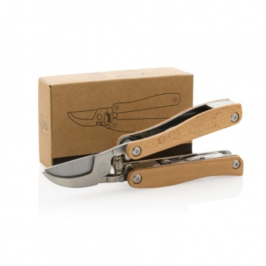 Logotrade Werbegeschenke das Foto: Garten-Multitool aus Holz