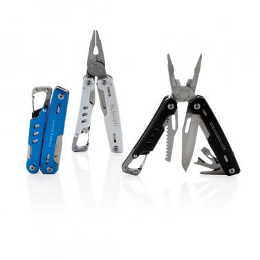 Logotrade Werbeartikel das Foto: Solid Multitool mit Karabiner