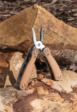 Logotrade Werbegeschenke das Foto: Holz Mini-Multitool