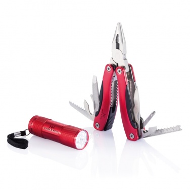 Logotrade Werbegeschenke das Foto: Multitool und Taschenlampen Set