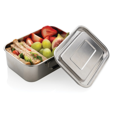 Logotrade werbemittel das Foto: Auslaufsichere Lunchbox aus RCS recyceltem Stainless Steel