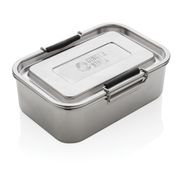 Logotrade Firmengeschenke das Foto: Auslaufsichere Lunchbox aus RCS recyceltem Stainless Steel