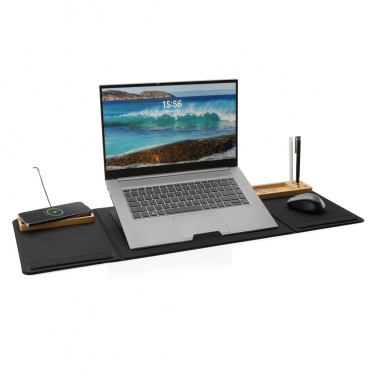 Logotrade Logogeschenke das Foto: Impact AWARE RPET faltbare Desk-Organizer mit Laptop-Ständer