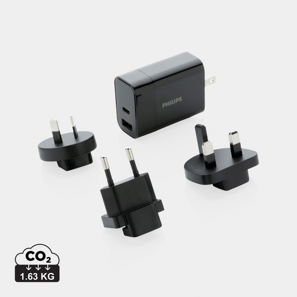 Logotrade Werbeartikel das Foto: Philips Ultra Fast PD Travel-Charger